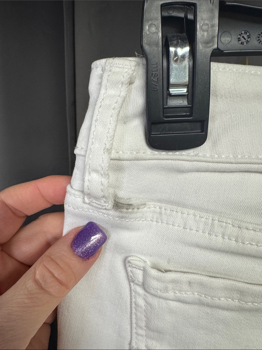 American Eagle Outfitters White Stretch Skinny Jeggings - Picture 5 of 6
